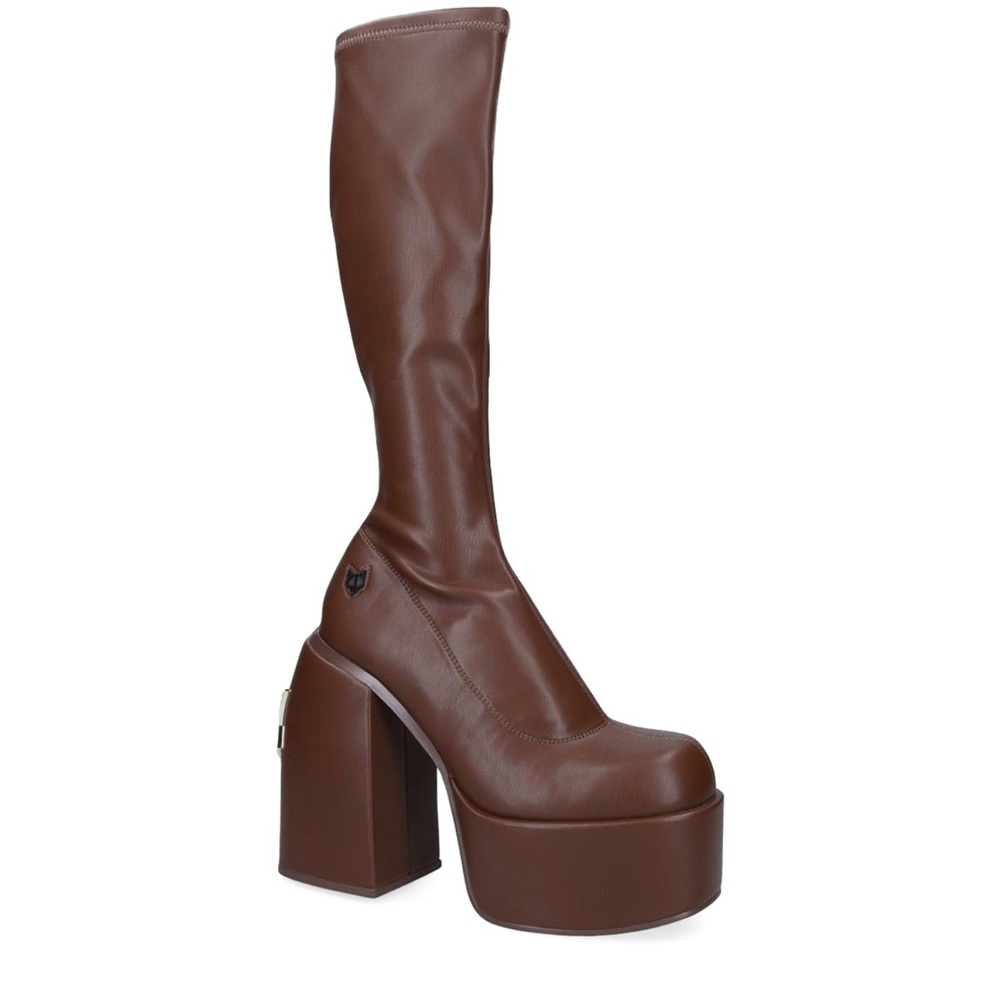 Naked Wolfe Shoes Naked Wolfe Spice Brown Stretch 39 /9 NEW